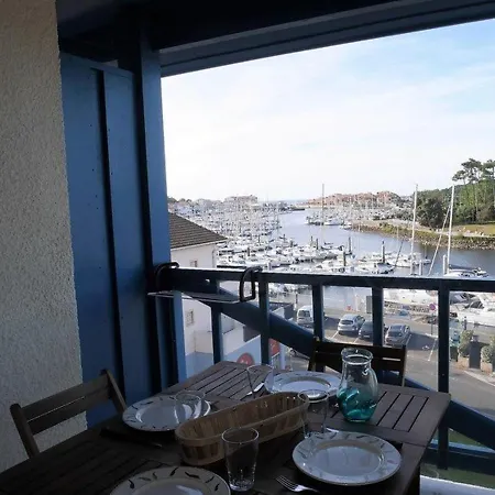 Avec Terrasse, Parking Et Vue Sur Port A - Fr-1-413-130 * Capbreton