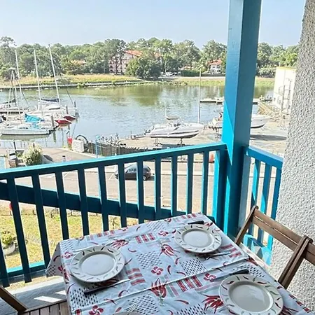 Avec Terrasse, Parking Et Vue Sur Port A - Fr-1-413-130 * Capbreton